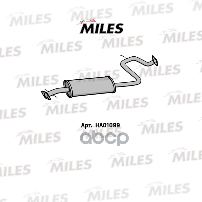 Резонатор HYUNDAI ACCENT 1.3-1.5 99- Miles арт. ha01099
