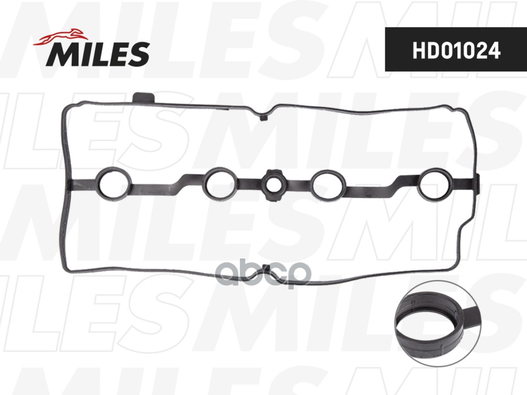 Прокладка клапанной крышки RENAULT M4R/NISSAN MR18DE/MR20DE HD01024 Miles арт. HD01024