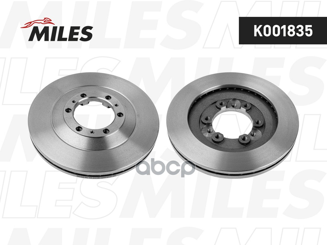 Диск тормозной передний GREAT WALL HOVER H5 K001835 Miles арт. K001835