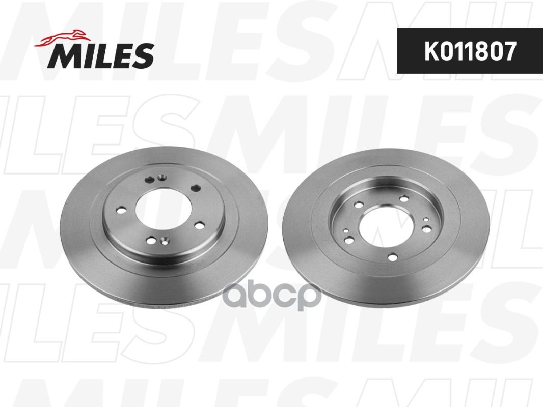 Диск тормозной HYUNDAI i40 R16 задний D=284мм. Miles арт. k011807