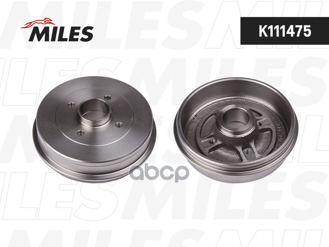 Барабан тормозной RENAULT LOGAN/CLIO/MEGANE (d=203mm) Miles арт. K111475