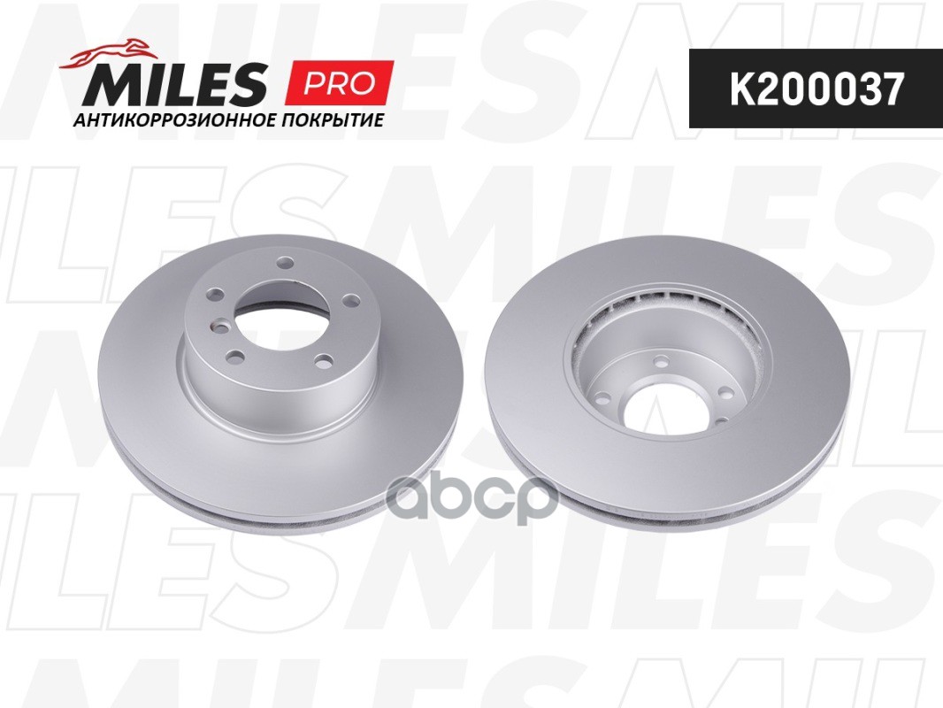 Диск тормозной BMW 3 E90/91/92 2.0-2.5 05-/X1 E84 2.0 09- передний D=312мм. Miles арт. k200037