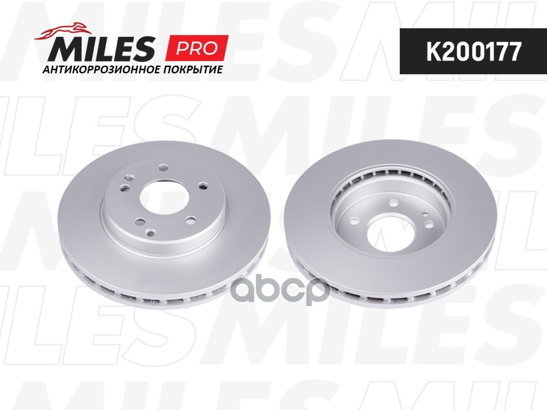 Диск тормозной MERCEDES W202/W203/W210/R170 2.0-3.0 передний вент. Miles арт. k200177