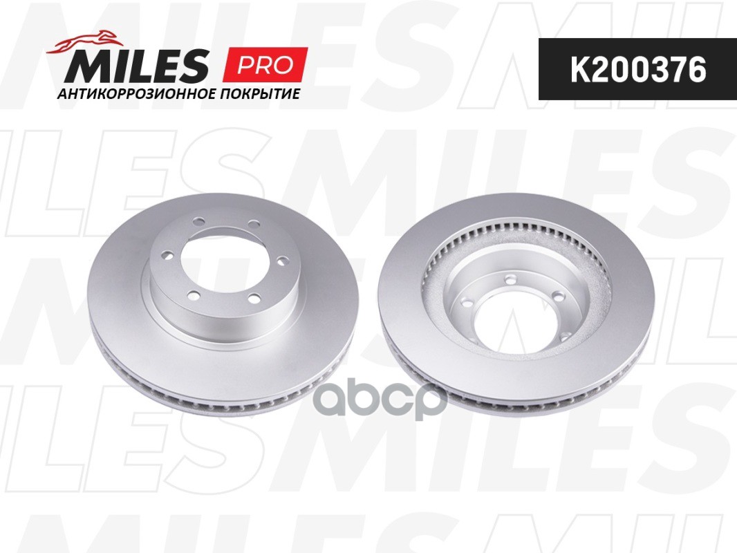 Диск тормозной TOYOTA LAND CRUISER PRADO (J120) 2.7-4.0 02- передний Miles арт. k200376
