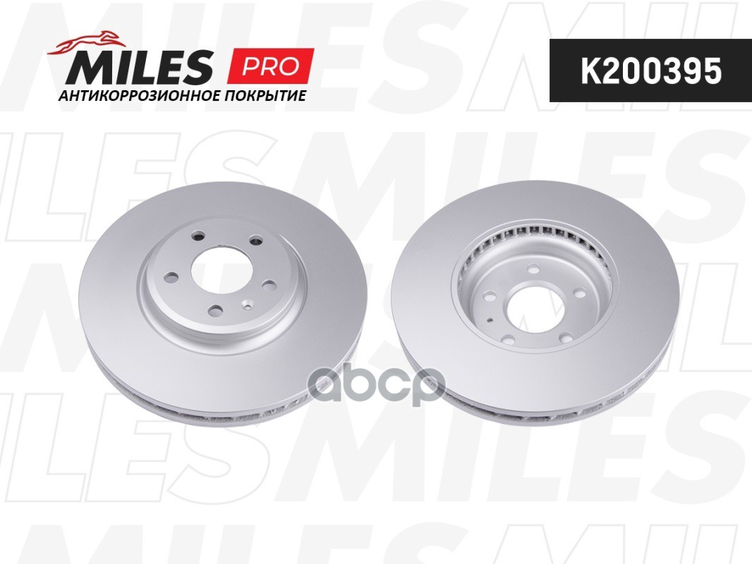 Диск тормозной (серия PRO с антикоррозионным покрытием) AUDI A4 07-/A5 07-/Q5 08- передний D320мм.  K200395 Miles арт. K200395