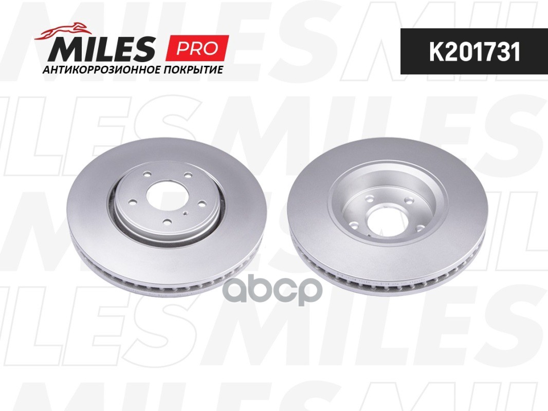 Диск тормозной (серия PRO с антикоррозионным покрытием) INFINITI FX35/FX45 03- передний вент.D320мм.  K201731 Miles арт. K201731