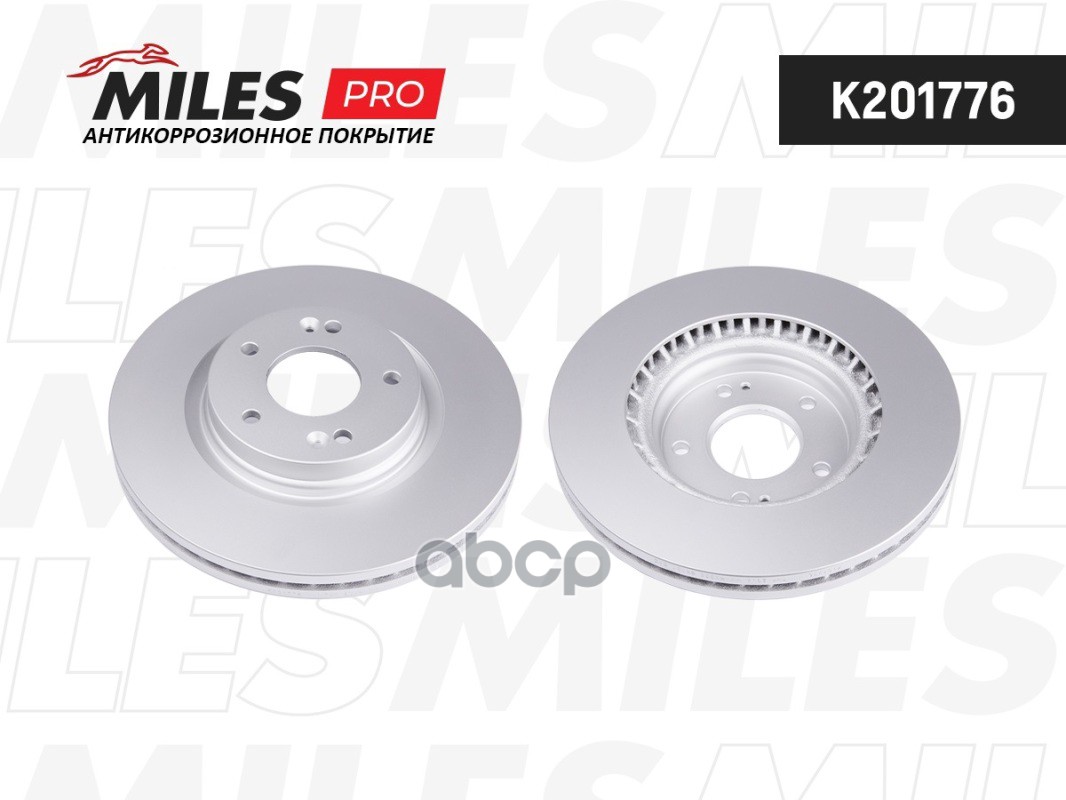 Диск тормозной KIA SPORTAGE/HYUNDAI TUCSON 15- передн. Miles арт. k201776