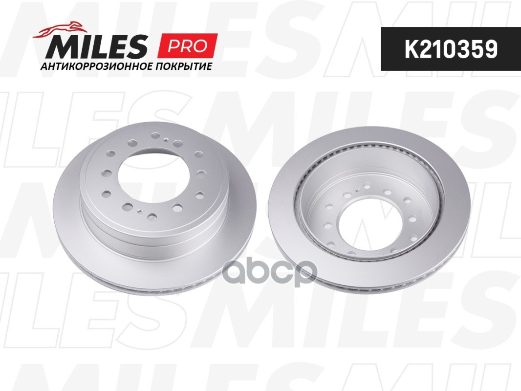 Диск тормозной TOYOTA LAND CRUISER 120 05> задний Miles арт. k210359