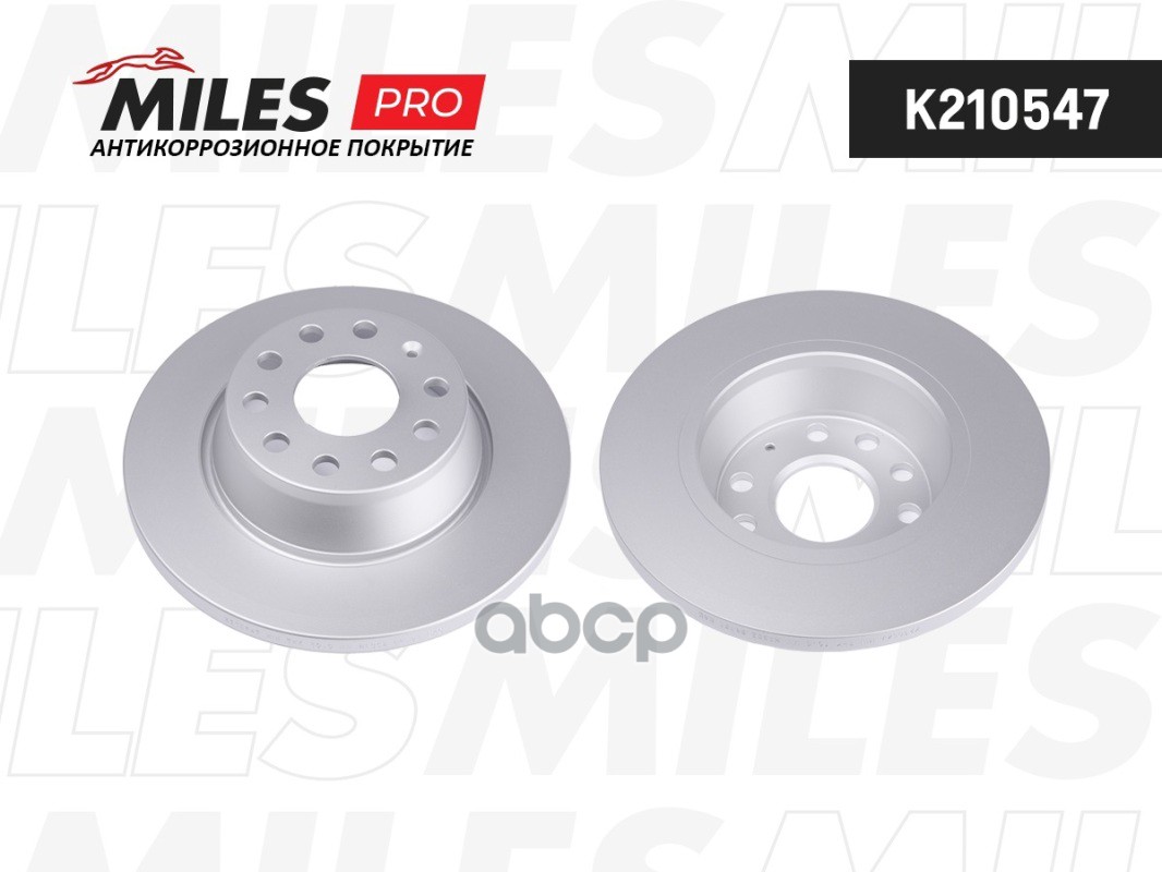 Диск тормозной (серия PRO с антикоррозионным покрытием) AUDI A3/SKODA OCTAVIA/YETI/VW GOLF V/VI/PASSAT/TIGUAN задний (TRW DF4...