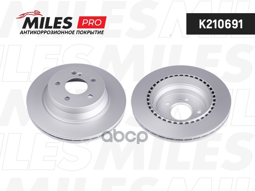 Диск Тормозной (Серия Pro С Антикоррозионным Покрытием) Mb W211/W212/W204/W219 Задний  K210691 Miles арт. K210691