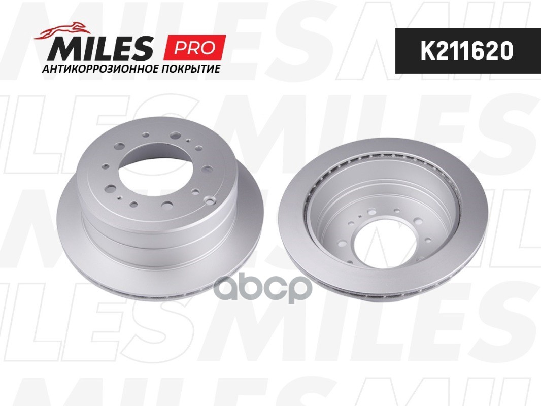 Диск тормозной (серия PRO с антикоррозионным покрытием) TOYOTA LAND CRUISER J100 4.2-4.7 00-05/LEXUS LX470 02-07 задний  K211...