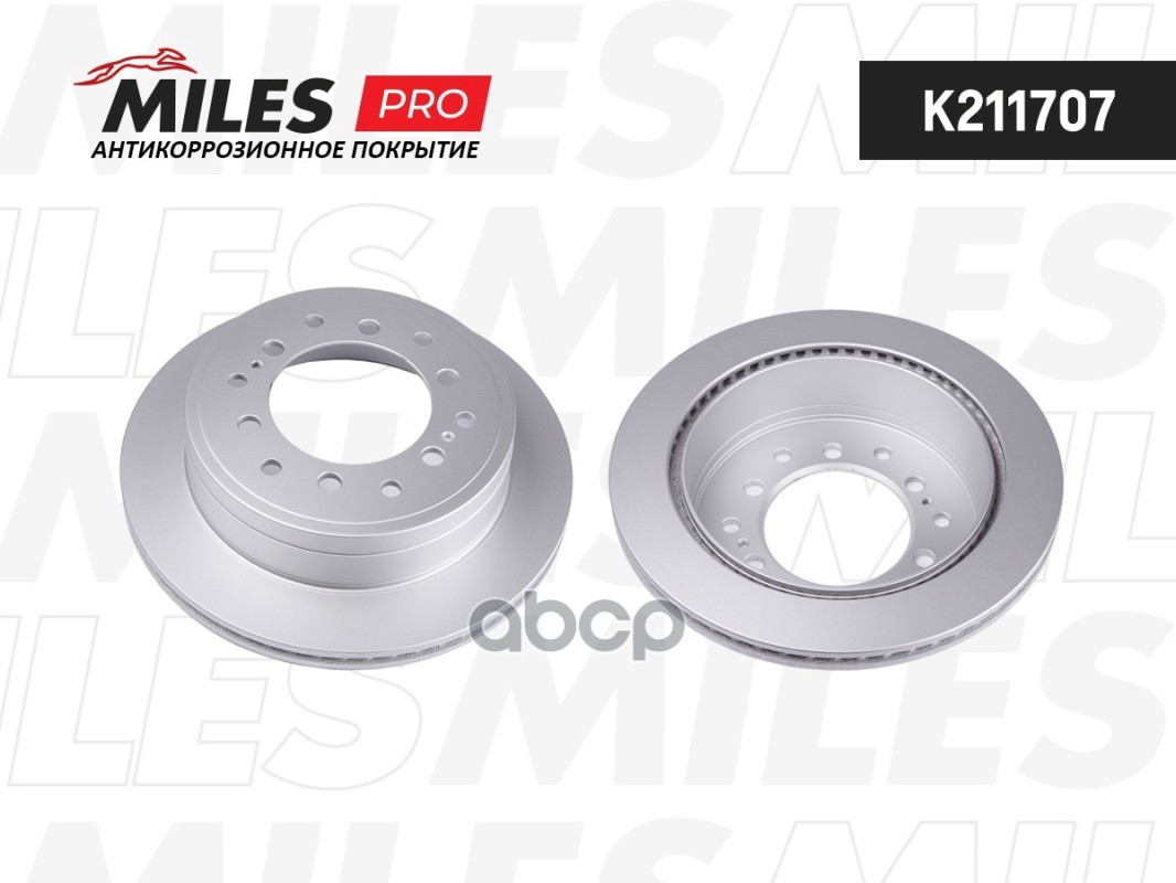 Диск тормозной TOYOTA LAND CRUISER 150 05- задний Miles арт. k211707