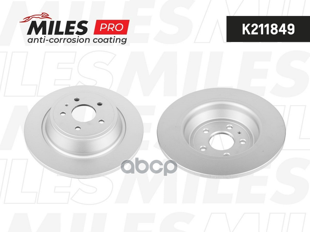 Диск тормозной (серия PRO с антикоррозионным покрытием) FORD KUGA 13-/MONDEO 14- задний D 316мм.  K211849 Miles арт. K211849