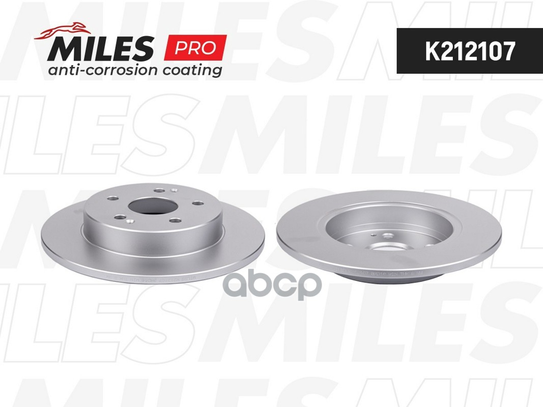 Диск тормозной GEELY EMGRAND X7 NEW 01.16- 1.8/2.0 - задний (с антикоррозионным покрытием) Miles арт. K212107