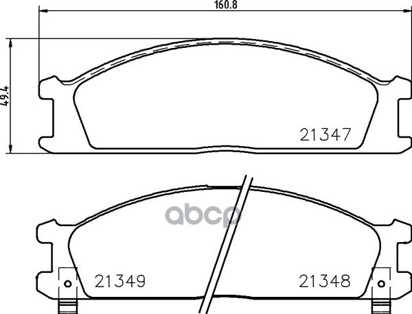 Колодки Тормозные Дисковые Передн. Maverick (Uds  Uns) Maverick Van Caravan Bus (E24) Caravan Kasten Mintex арт. mdb1482