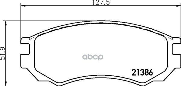 Колодки Тормозные Дисковые | Перед | Mintex арт. MDB1500