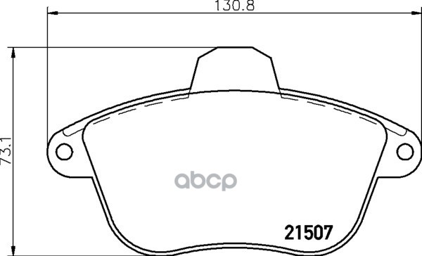 Колодки Тормозные Дисковые Передн. 605 (6B) 605 Stufenheck (6B) 605 Saloon (6B) Mintex арт. mdb1527