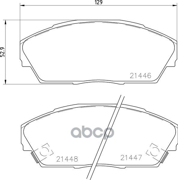 Колодки Торм.пер. Honda Accord Iii, Rover 800 Mdb1589 Mintex арт. MDB1589
