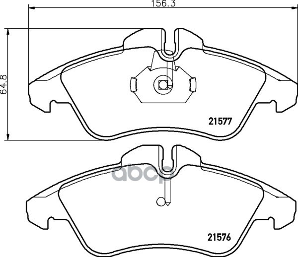 Колодки тормозные дисковые к-т 4 шт. MDB1739 Mintex арт. MDB1739