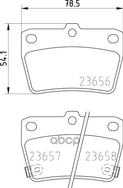 Колодки тормозные дисковые к-т 4 шт. MDB2160 Mintex арт. MDB2160