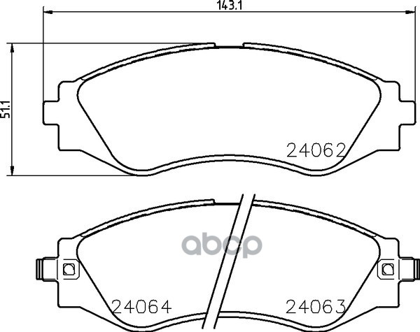 Снят С Производства. Колодки Тормозные Дисковые Передн. Epica (Kl1_) Evanda Evanda Stufenheck Evanda Mintex арт. mdb2563
