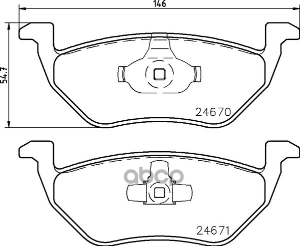 Колодки Тормозные Дисковые Задн. Escape Maverick Escape (Ba  Za  Zb  Zc  Zd) Escape  Tribute (Ep) Tr Mintex арт. mdb2627