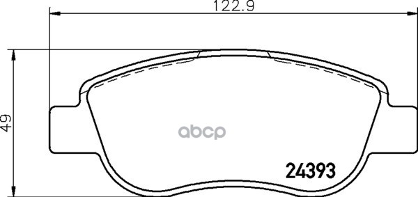 Колодки Тормозные Дисковые К-Т 4 Шт. Mdb2792 Mintex арт. MDB2792