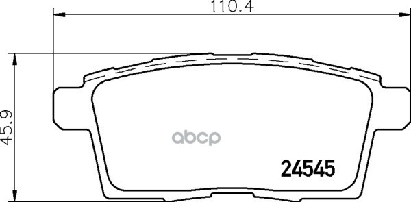Колодки торм.зад. Mazda CX-7 Mintex арт. MDB2886