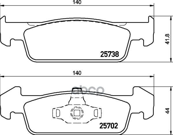 Колодки Тормозные Дисковые Передн. Logan Ii Sandero Ii Mintex арт. mdb3375