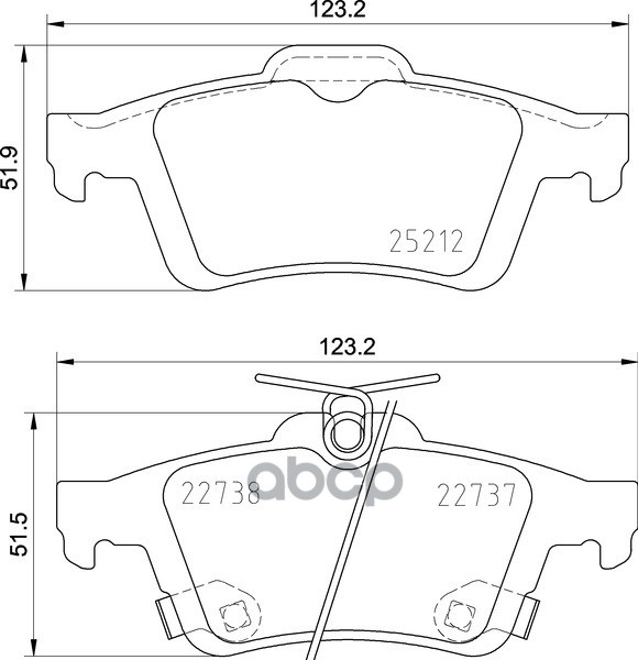 Комплект Тормозных Колодок Mintex арт. mdb4065
