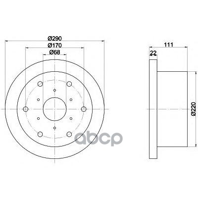 Диск Тормозной Передн. Daily Ii Kasten/Kombi Daily Ii Box Body / Estate Daily Ii Kasten/Kombi Daily Mintex арт. mdc994
