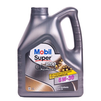 Mobil Масло Моторное Mobil Super 3000 X1 Formula Fe 5W30 4Л
