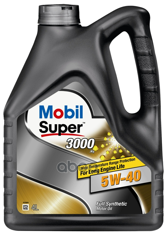 Mobil Масло моторное синтетическое Super 3000 X1 5W-40 4л (150546, 151776,150013) 152566