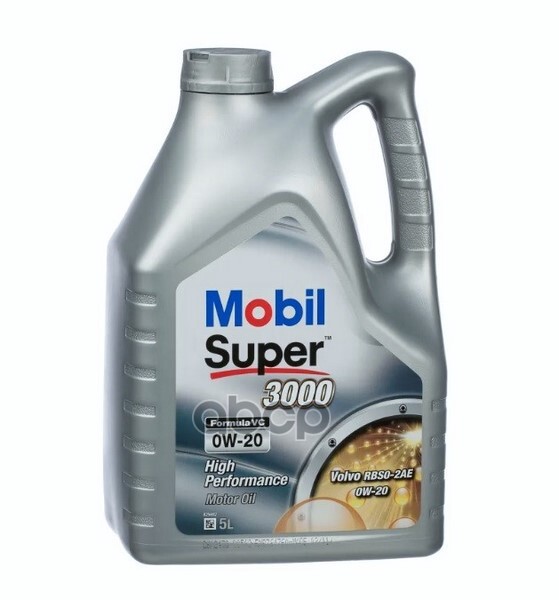 Mobil Моторное масло Mobil Super 3000 Formula VC 0W-20 5л 153746