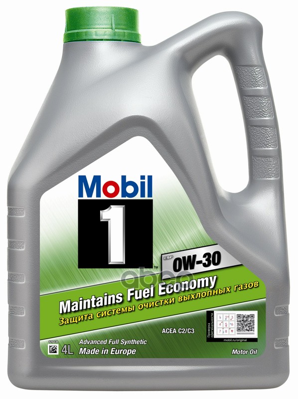 Mobil Масло моторное синтетическое Mobil 1 ESP 0W-30 4л (153347/157748) 153754