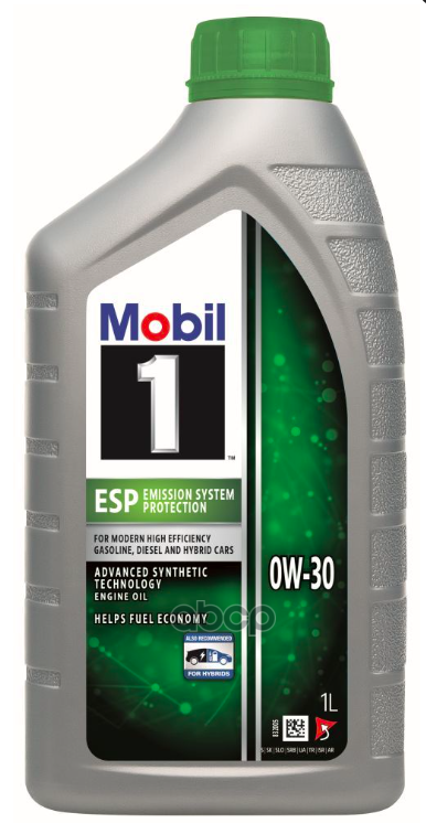 Mobil Масло моторное синтетическое Mobil 1 ESP 0W-30, 1л (153346,153753) 157747