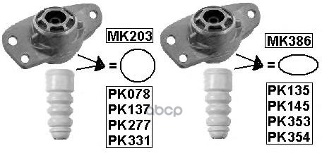 Защитный Комплект Амортизатора Volkswagen Touran Monroe арт. PK331
