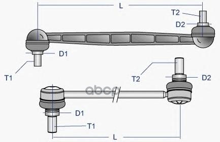 Тяга стабилизатора MOOG FD-LS-3286 Moog арт. FD-LS-3286
