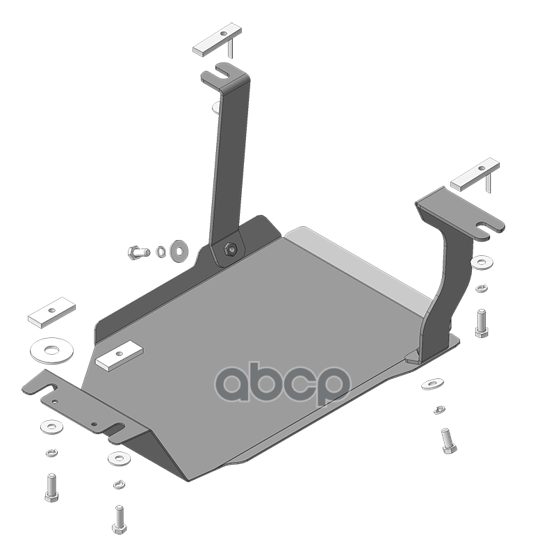 Защита Стальная Kia Sportage 2016-2018 Внедорожник Motodor 01041 Motodor арт. 01041