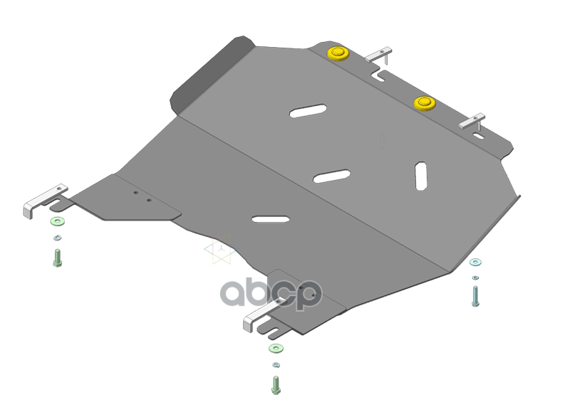Защита Стальная Ford Explorer 2010-2015 Внедорожник Motodor 10706 Motodor арт. 10706