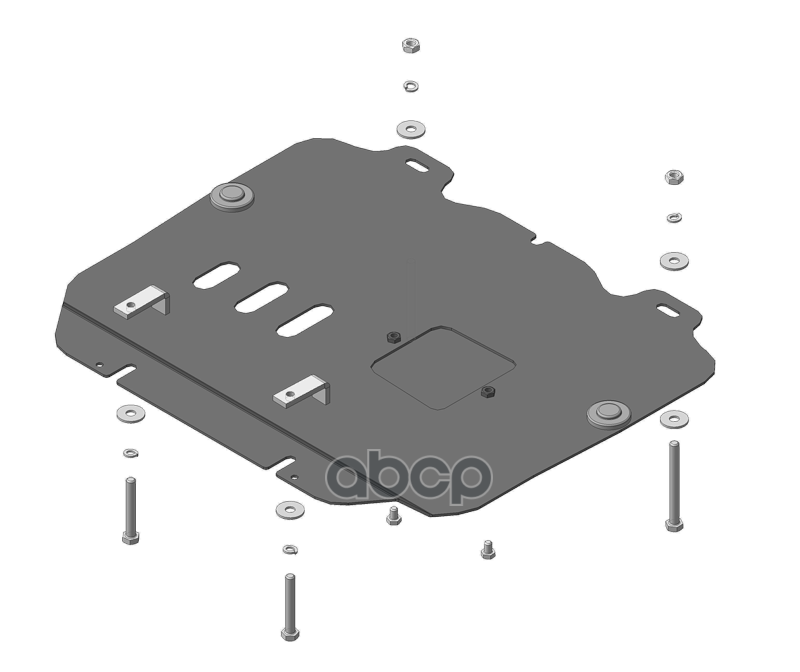 Защита Стальная Lexus Gs 350 2012-2020 Седан Motodor 15010 Motodor арт. 15010