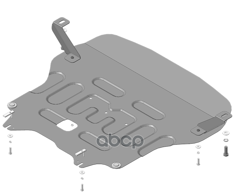 Усиленная Защита Картера Двигателя, Кпп (2 Мм, Сталь) Для Hyundai Elantra Седан 2021- Motodor 70915 Motodor арт. 70915