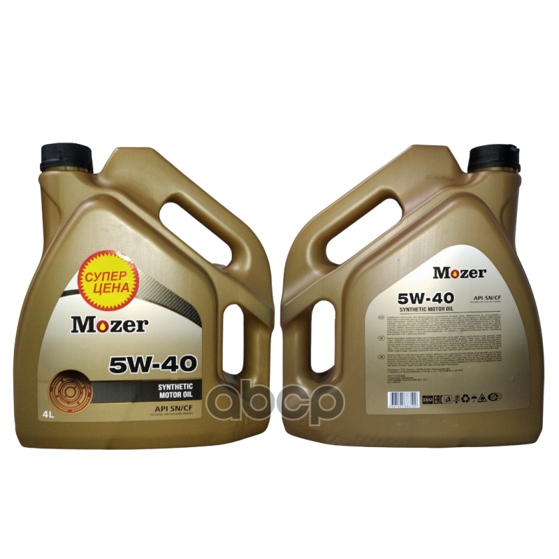 Mozer Масло Моторное 5W40 Sn/Cf 4L