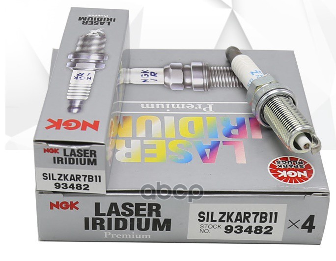 Свеча зажигания SILZKAR7B11 NGK 93482 NGK арт. 93482