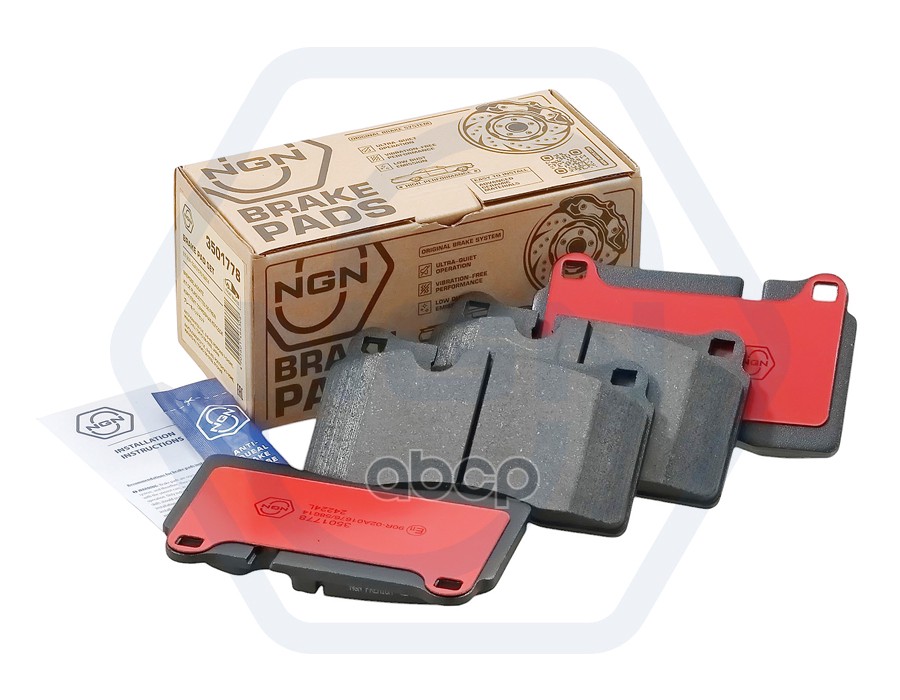 Колодки тормозные керамические  передние VW Touareg I-II 02> NGN арт. 3501778