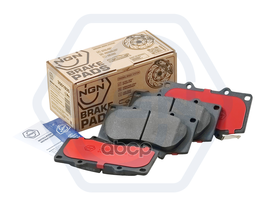 Колодки тормозные керамические  передние TOYOTA Land Cruiser Prado(120/150) 03>  LEXUS GX460 09> NGN арт. 3501935