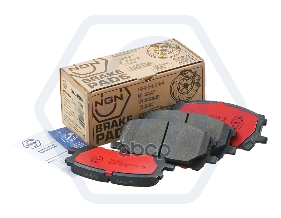Колодки тормозные керамические  передние LEXUS RX300/330/350 03>  TOYOTA Harrier 03> NGN арт. 3501992