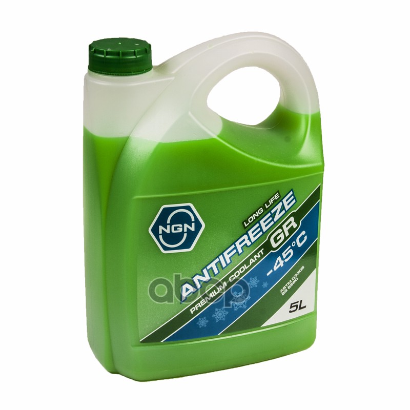 Антифриз NGN GR-45 (GREEN) ANTIFREEZE 5л V172485338 NGN арт. V172485338