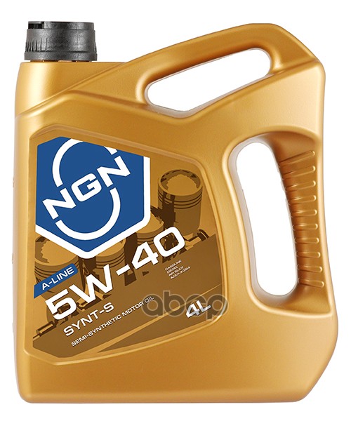 NGN Масло моторное NGN 5W-40 SL/CF SYNT-S 4л (V172085305) V272085305