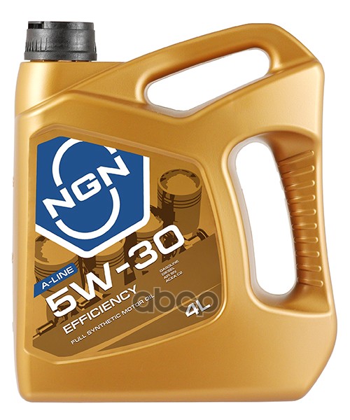 NGN Масло моторное EFFICIENCY 5W-30 SN  4L